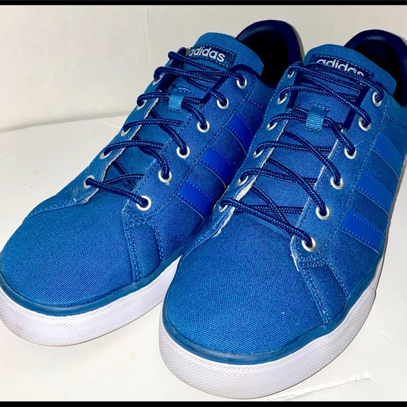 Adidas Art Blue on Blue sneakers Size 10 Mens - Picture 2 of 8